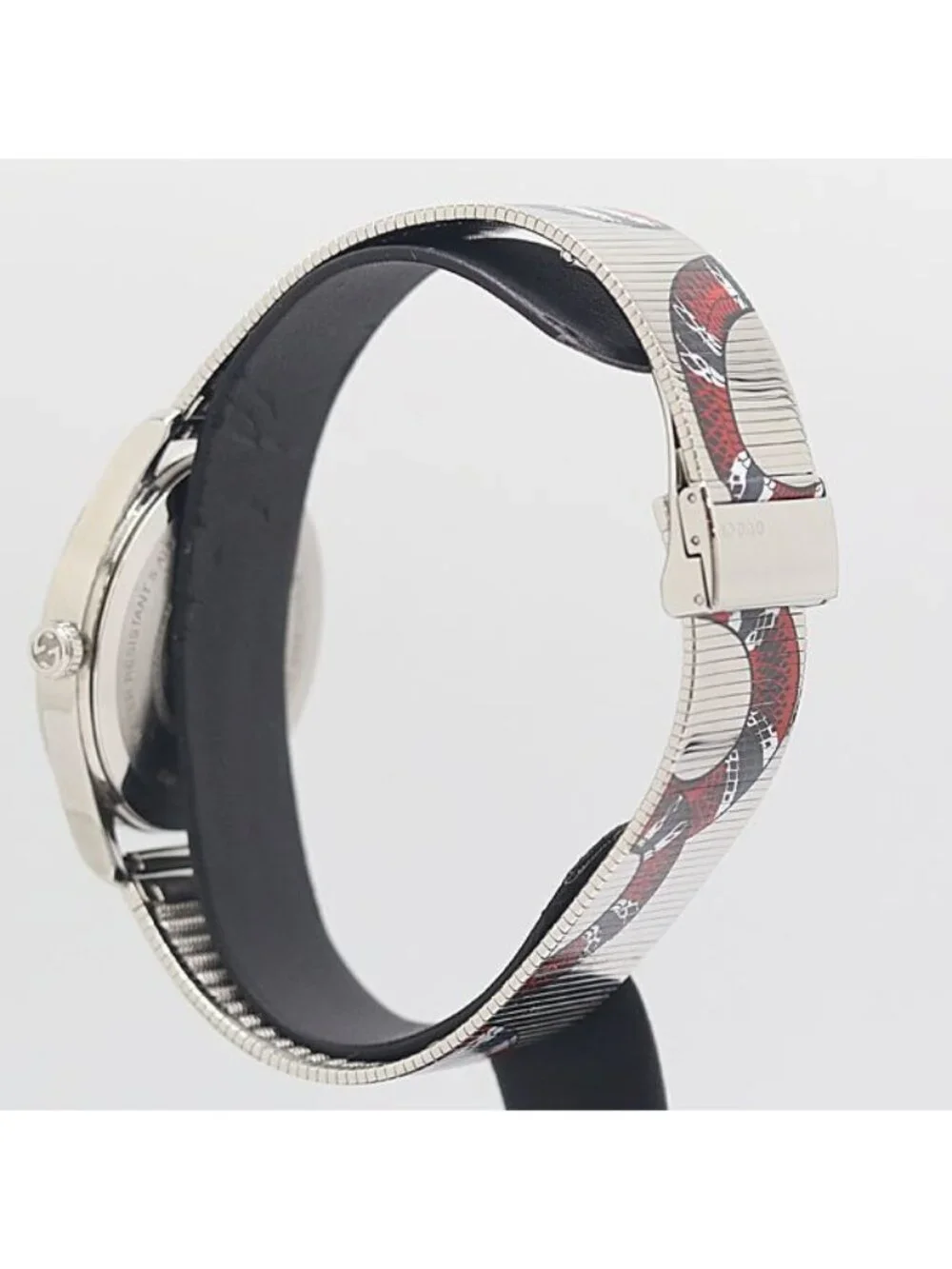 Gucci Box Timeless King Snake 126.4 Quartz Silver Dial Watch
